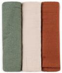 Petite&Mars Moussy scutece textile Earth Tones 68 x 68 cm 3 buc