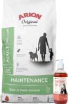 ARION Original Maintenance Adult Medium 12kg+LAB V Ulei de somon pentru câini și pisici 500ml