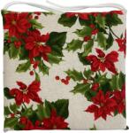 Best Sleep Poinsettia Best Sleep dekoratív székpárna, 40x40x2 cm, poliészter