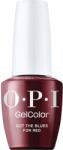 OPI Vegán és hema-mentes féltartós körömlakk OPI Gel Color, Got the Blues for Red, 15 ml