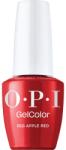 OPI Gel Color vegán és hema-mentes semi-permanens körömlakk, Big Apple Red, 15 ml
