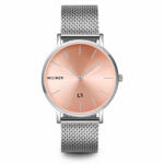 Millner Ceas de dama Millner Mayfair Silver Pink (8425402504499) Ceas