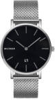 Millner Ceas de dama Millner Mayfair S Silver Black (8425402504345) Ceas