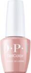 OPI Vegán és hema-mentes féltartós körömlakk OPI Gel Color, Dulce de Leche, 15 ml
