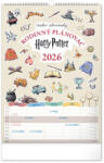 NOTIQUE családi tervező, Harry Potter 2026, 33 x 46 cm (PGN-35768-L)