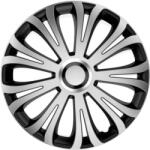 Górecki Argo Avera Silver-Black 13" dísztárcsa garnitúra - 4 darab, elegáns ezüst-fekete kerékfedő (ARG13AVERASB)