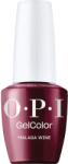OPI Vegán és hema-mentes félpermanens körömlakk OPI Gel Color, Malaga Wine, 15 ml