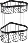 WENKO Classic Plus - sarokba, fekete, kétszintes (z23882100)