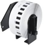 Makki съвместими етикети Brother DK-22210 - Roll White Continuous Length Paper Tape 29mm x 30.48m, Black on White - MK-DK-22210 (MK-DK-22210) - xtreme