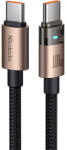 Mcdodo Cablu, USB-C la USB-C, Transparent, 100W, 1.2m - Mcdodo (CA-5581) - Desert Gold (KF2359034) - vexio