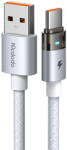 Mcdodo Cablu, USB-C la USB-A, Transparent, 6A, 1.2m - (CA-6892) - White (KF2359041) - vexio