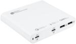 Alcasa Pca-D001W 2X USB Type-C / 2X USB Type-A Hálózati Töltő - 120W, Fehér
