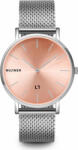 Millner Ceas De Dama Millner Mayfair S Argintiu - Roz (bsw-8425402504505) Ceas