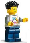 LEGO® Minifigures cty1340 - Bărbat cu tricou alb cu logo de munte (cty1340)