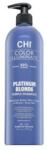CHI Color Illuminate Platinum Blonde Purple Shampoo șampon pentru strălucire pentru păr blond platinat si grizonat 739 ml