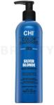 CHI Color Illuminate Silver Blonde Blue Shampoo tonizáló sampon platinaszőke és ősz hajra 355 ml