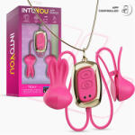  IntoYou - Tickly okos, vibrációs bimbócsíptető (rózsaszín) (APP-os) - szeresdmagad