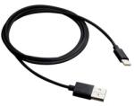 CANYON CNE-USBC1B, 1m kábel USB-C / USB 2.0, 5V, 1A, priemer 3.5mm, PVC, čierny