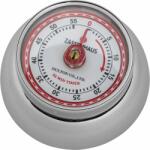 Zassenhaus 72303 Mechanikus Retro Acél konyhai időzítő - Szürke (72303) (72303)