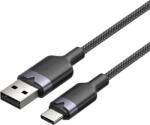 Vention USB-A 2.0/M - USB-C/M, 2m, (fekete, 3A), kábel