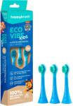 happybrush ECO VIBE KIDS Elektromos fogkefe Pótfej - Mancs Őrjárat kék mintás (3db) (HAPAW01) (HAPAW01)