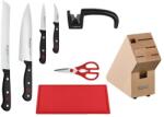 WÜSTHOF - GOURMET konyhai késkészlet állvánnyal, élezővel és vágódeszkával, 8 részes 1095070801 (GG794)