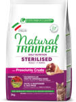 Natural Trainer 3kg Natural Trainer Cat Sterilised nyers sonka száraz macskatáp