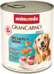 Animonda GranCarno 6x800g animonda GranCarno Original Adult lazac & spenót nedves kutyatáp