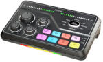 Fifine SC8 2 csatornás keverő, külső hangkártya, audió interfész + EFFEKT (fekete) - mkaudio