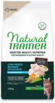 Natural Trainer 2x1, 25kg Natural Trainer Selected Quality Nutrition Sterilised fehér hal száraz macskatáp