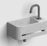 Clou InBe mosdótál 43x23 cm négyszögletes klasszikus szürke/kő matt IB/03.71030. 02.01. R (IB03710300201R )