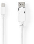 Nedis CCGB37404WT20 DisplayPort kábel 2 M Mini DisplayPort Fehér (CCGB37404WT20)