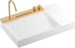 Hansgrohe Avalegra mosdó csappal 78x47.5 cm négyszögletes klasszikus-süllyesztett fehér fényes 22473140 (22473140)