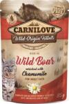 CARNILOVE Cat tasakos Wild Boar with Chamomile - Vaddisznó kamillával 85g (104-100393) (104-100393)