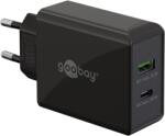 Goobay 61673 USB-A / USB-C Hálózati Töltő - 30W, Fekete
