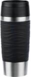 emsa Waves Thermobecher 360ml Termosz - Fekete (N2021200)
