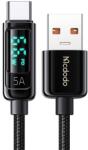 Mcdodo Cablu Date si Incarcare USB-A - USB-C CA-8690 Display, 66W, 1.2m, Negru (CA-8690) - pcone