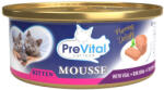 PreVital Mousse konzerv kölyökmacskák számára borjúval 12x85g