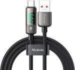 Mcdodo Cablu USB-C la USB-C, 6A, Display Digital, Oprire Automata, Design Transparent, 1.2m - Mcdodo (CA-3630) - Black (KF2359109)