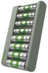 GP Akkumulátor tölthető elem töltő Eco E821 + 4× AA 2100 + 4× AAA 850 B50829 (B50829)