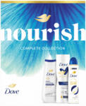 Dove Nourish Complete Collection ajándékcsomag - tusfürdő + testápoló + dezodor