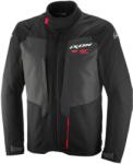 IXON Tyr motoros kabát fekete-antracit-fluo piros
