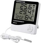 HTC -2 Időjárás állomás, külső/belső hőmérséklet, páratartalom kijelzés (HTC-2)