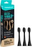 happybrush Happyrush Eco Vibe 3 Szónikus Fogkefe Pótfej - Fekete 3db (HAV3DEAB)