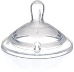 CHICCO Natural Feeling szilikon cumisüveg cumi gyors áramlás 6m+ 2 db