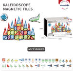 Mamido Mágneses építőkészlet űr 50 darab, Kaleidoscope MT1486 (MT1486) - mamido