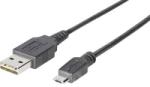  USB kábel [1x USB 2.0 dugó A - 1x USB 2.0 dugó Mikro-B] 1, 80m fekete 986886