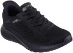 Skechers Дамски маратонки Skechers Womens Engineered Knitted Bungee Slip-On Runners - Triple Black