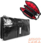 Zellia Női Pénztárca Hz-127 D266 - 4001 - Black - Fekete Lakk (HZ-127)