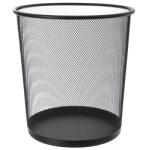 Orion Coș de gunoi metalic pentru birou, negru, 6 l Cos de gunoi